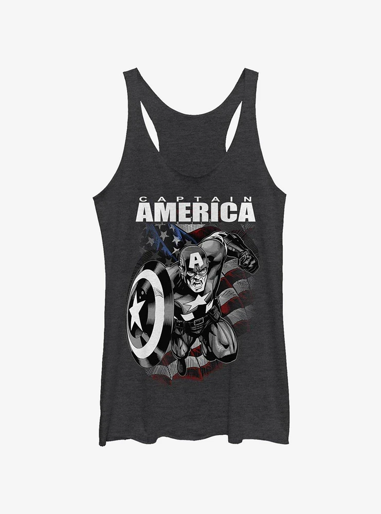 Marvel Captain America Legend Womens Tank Top