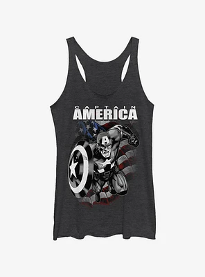Marvel Captain America Legend Womens Tank Top