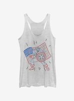 Marvel Captain America Neon Cap Womens Tank Top