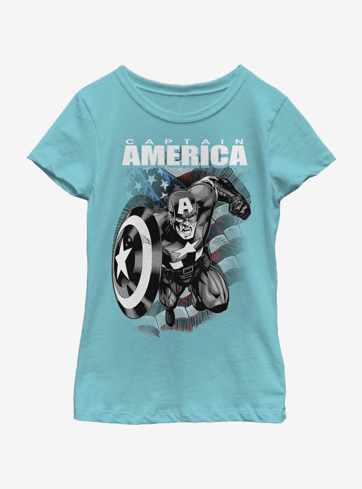 Marvel Captain America Legend Youth Girls T-Shirt