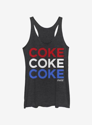 Coke Red White And Womens Tank Top
