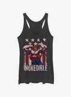 Marvel Hulk Flag Womens Tank Top