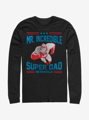 Disney Pixar The Incredibles Athletic Super Dad Long-Sleeve T-Shirt
