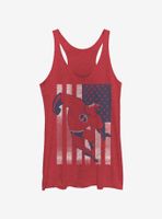 Disney Pixar The Incredibles Incredible Flag Womens Tank Top