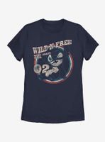 Disney Lilo And Stitch Americana Circle Womens T-Shirt