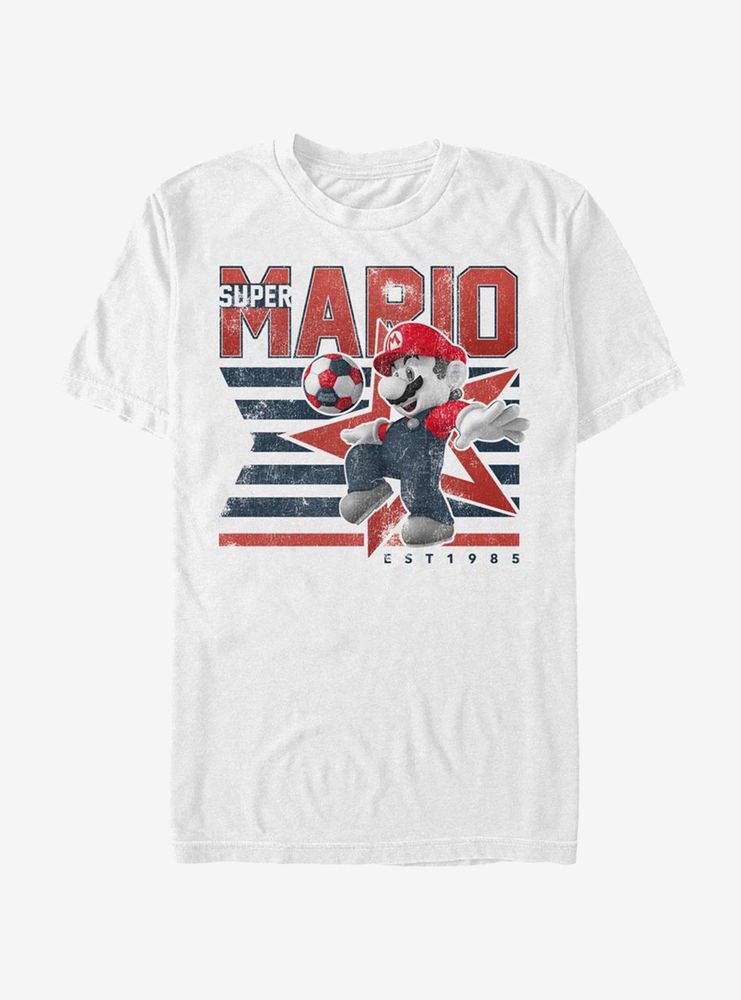 Super Mario Bros. And Stripes T-Shirt