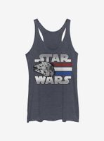 Star Wars Falcon Blast Off Womens Tank Top