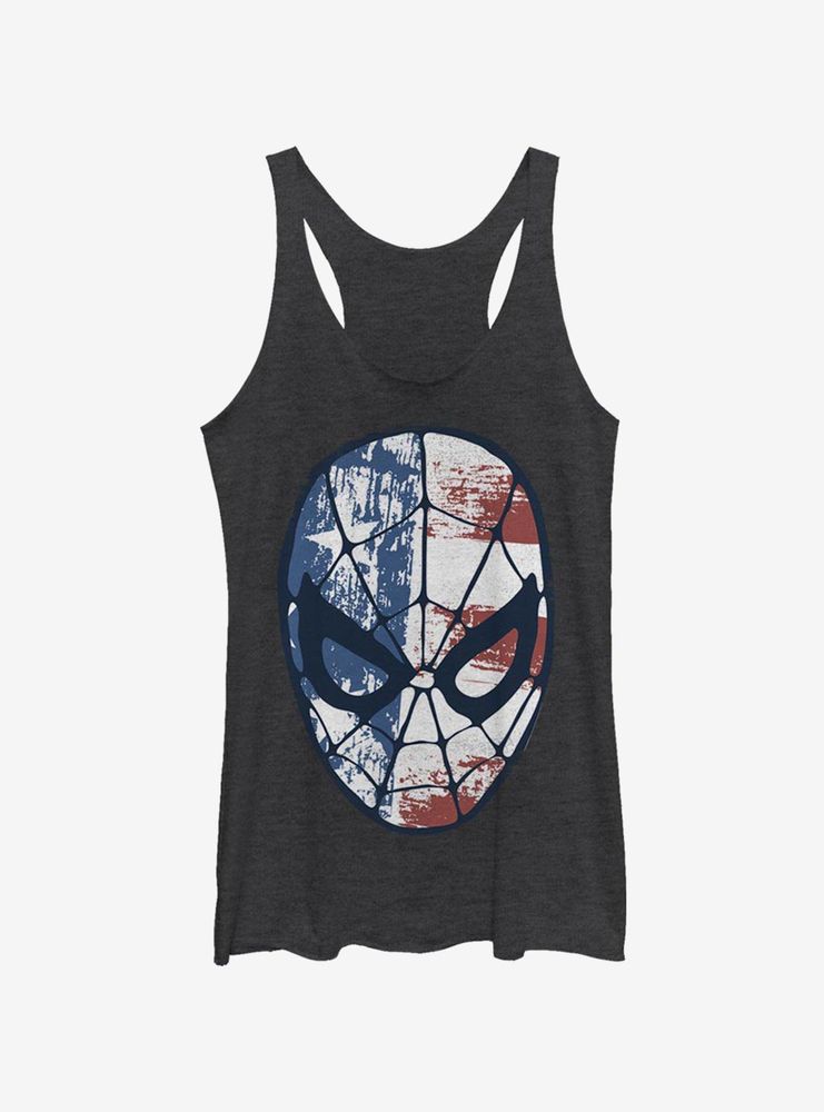 Marvel Spider-Man Spidey Americana Womens Tank Top