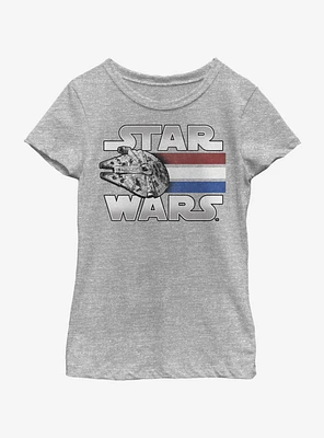Star Wars Falcon Blast Off Youth Girls T-Shirt