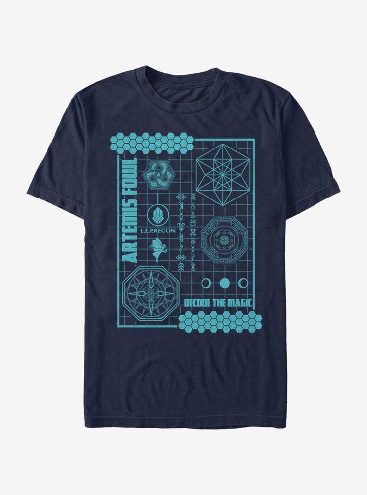 Disney Artemis Fowl Schematic T-Shirt