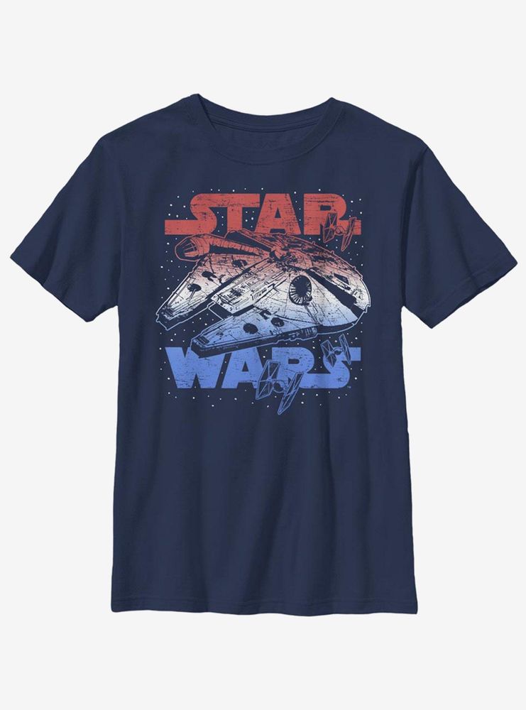 Star Wars Spangled Falcon Youth T-Shirt