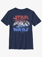 Star Wars Spangled Falcon Youth T-Shirt