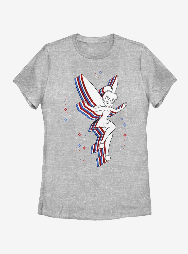 Disney Tinker Bell Tink Americana Womens T-Shirt