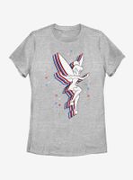 Disney Tinker Bell Tink Americana Womens T-Shirt