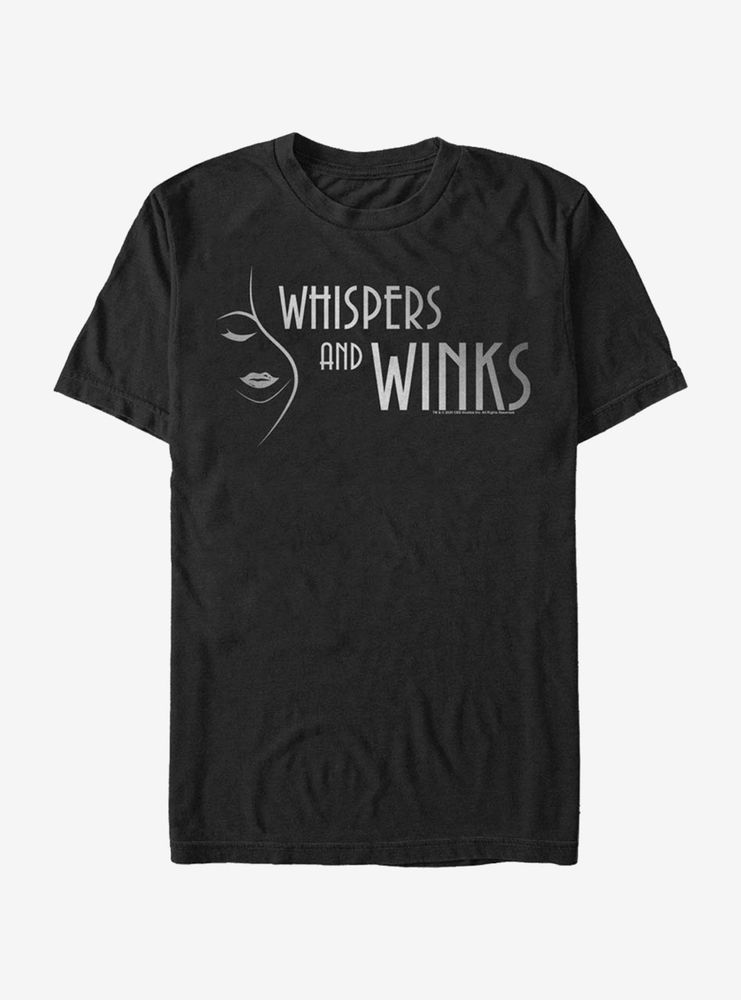 Dead To Me Whispers And Winks Horizontal Logo T-Shirt