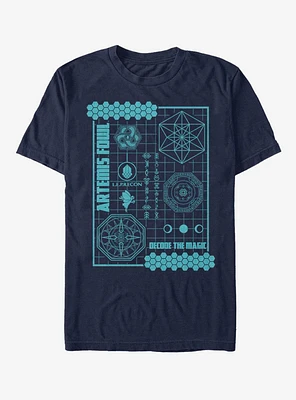 Disney Artemis Fowl Schematic T-Shirt