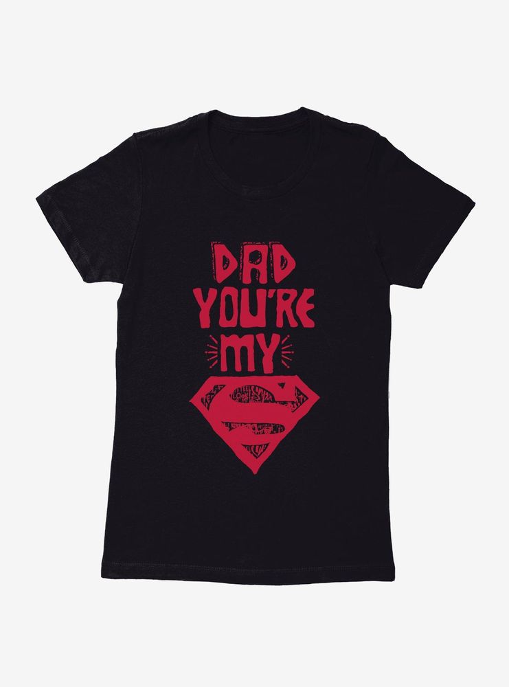 Boxlunch DC Comics Superman Dad Is My Hero Womens T-Shirt