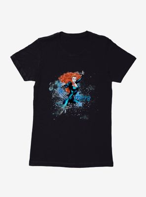 DC Comics Aquaman Mera Fight Pose Womens T-Shirt