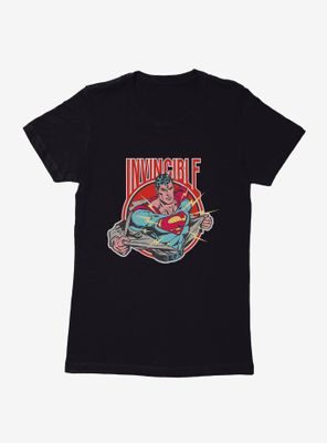 DC Comics Superman Invincible Hero Womens T-Shirt