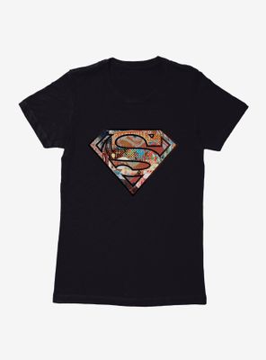 DC Comics Superman Pop Art Logo Womens T-Shirt
