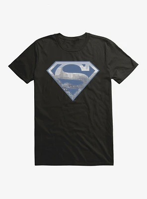 DC Comics Superman Metropolis Logo Silhouette T-Shirt