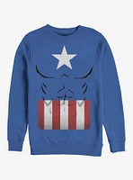 Marvel Captain America Simple Suit Sweatshirt