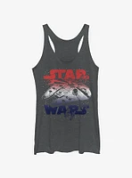 Star Wars Spangled Falcon Girls Tank