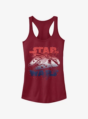 Star Wars Spangled Falcon Girls Tank