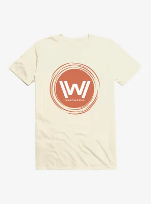 Westworld Orange W Circle Icon T-Shirt
