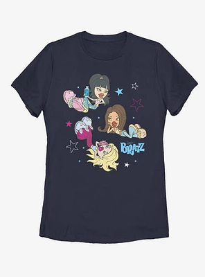Bratz Sleep Over Womens T-Shirt