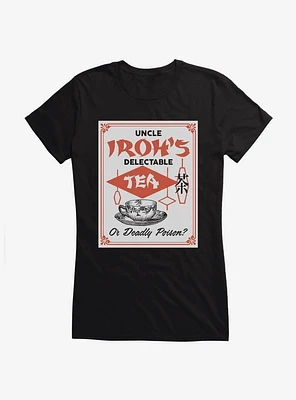 Avatar: The Last Airbender Uncle Iroh's Delectable Tea Girls T-Shirt
