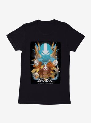 Avatar: The Last Airbender Aang Master Of All Elements Womens T-Shirt