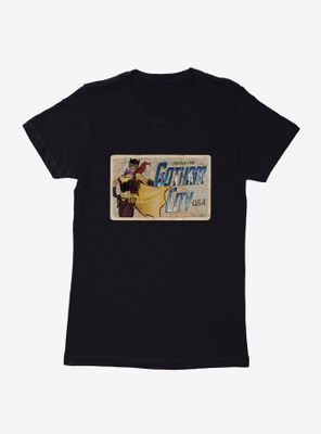 DC Comics Bombshells Batgirl Gotham City Postcard Womens T-Shirt