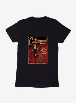 DC Comics Bombshells Catwoman Magazine Womens T-Shirt