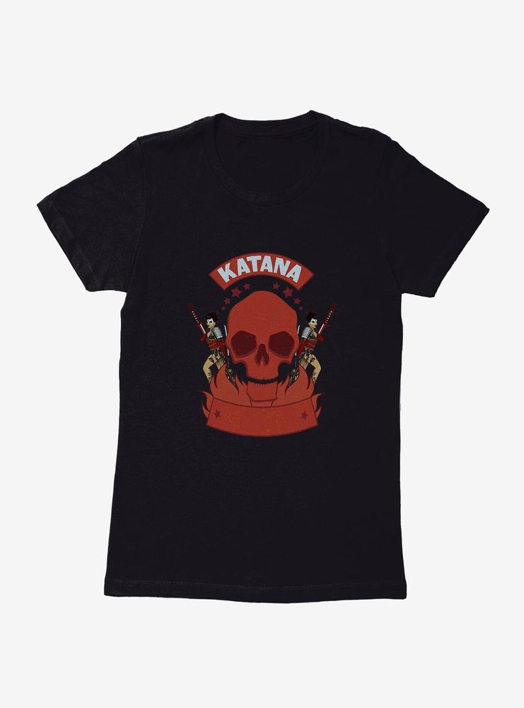 DC Comics Bombshells Katana Skull Womens T-Shirt