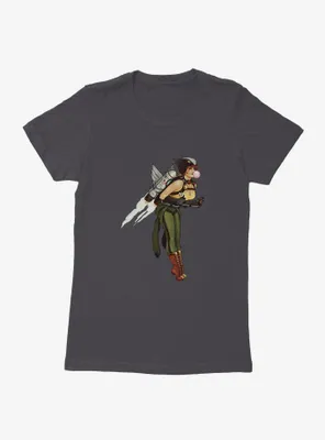 DC Comics Bombshells Meet Hawkgirl Womens T-Shirt
