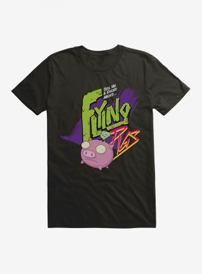 Invader Zim Gir Flying Pigs T-Shirt