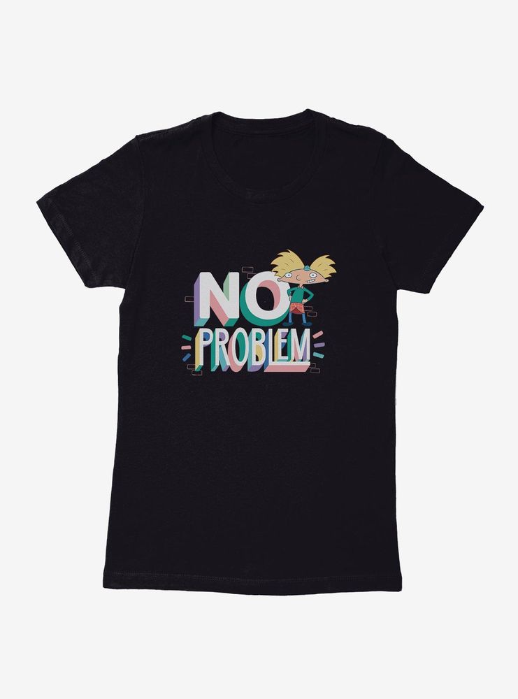 Hey Arnold! No Problem Womens T-Shirt