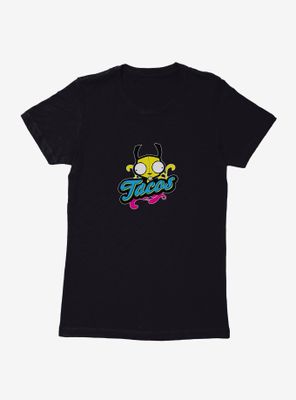 Invader Zim Gir Neon Tacos Womens T-Shirt