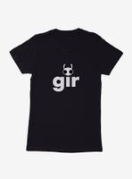 Invader Zim Gir Script Womens T-Shirt