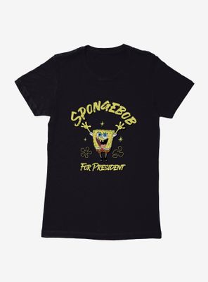 SpongeBob SquarePants For President Womens T-Shirt
