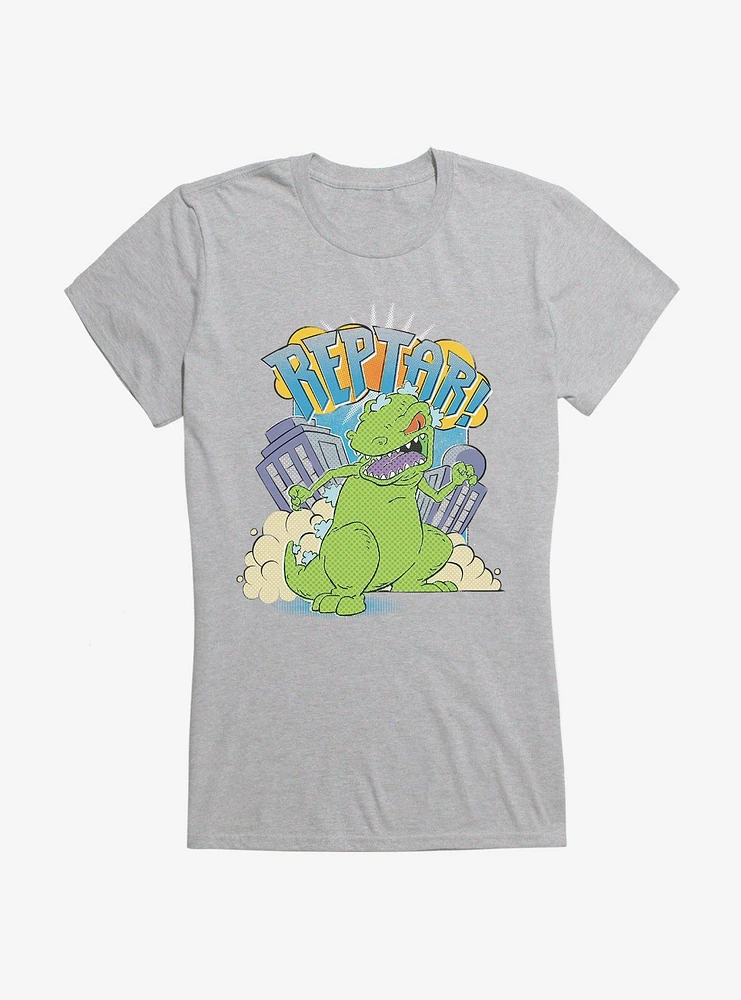 Rugrats Reptar Destruction Girls T-Shirt