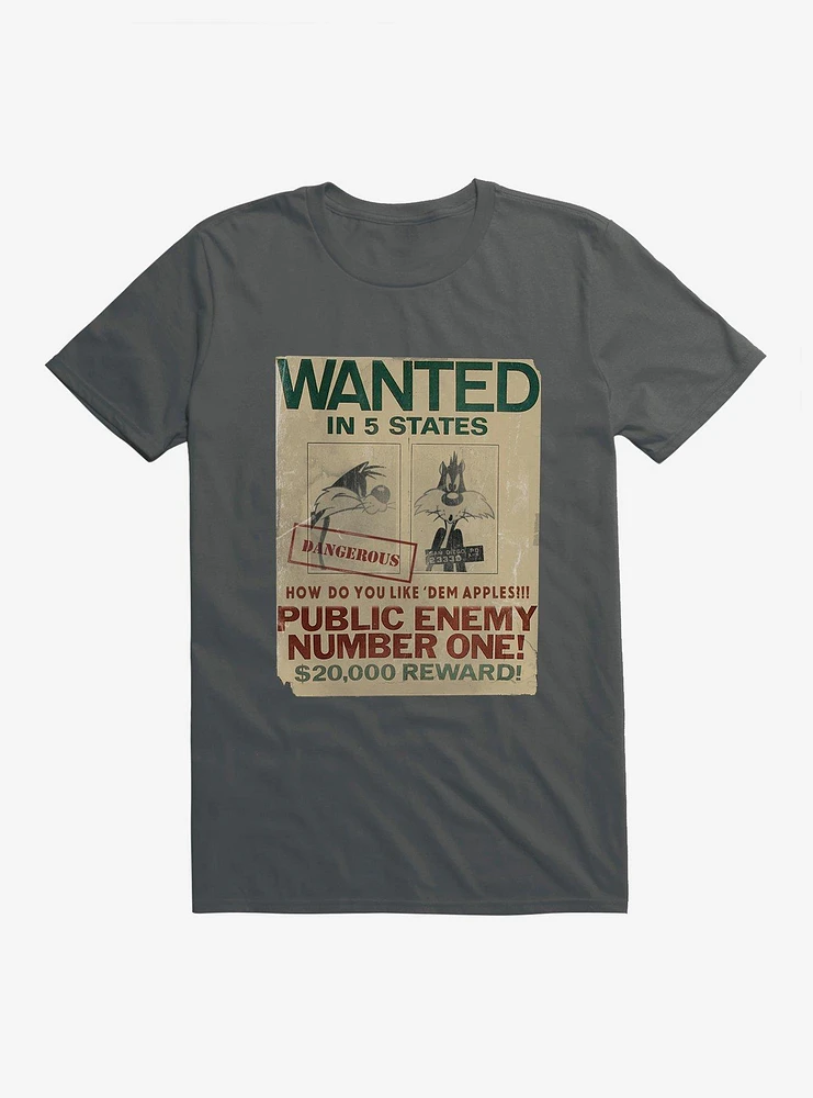 Looney Tunes Sylvester Public Enemy T-Shirt