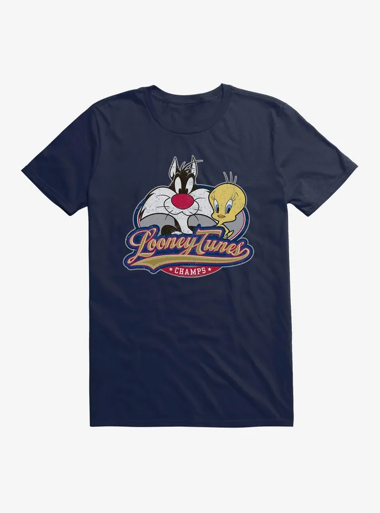 Looney Tunes Tweety Sylvester Champs T-Shirt