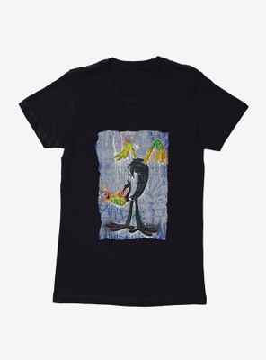 Looney Tunes Daffy Duck Mania Womens T-Shirt