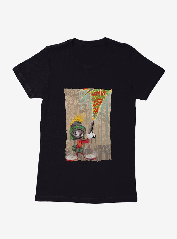 Looney Tunes Marvin The Martian Mania Womens T-Shirt