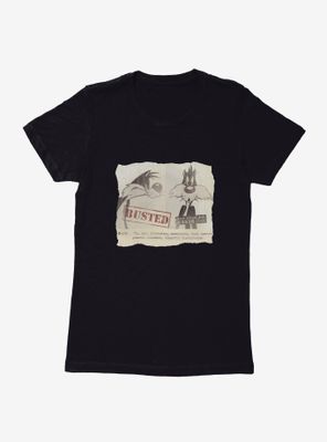 Looney Tunes Sylvester Wanted Poster Womens T-Shirt