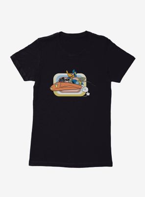 Looney Tunes Daffy Duck Flying High Womens T-Shirt