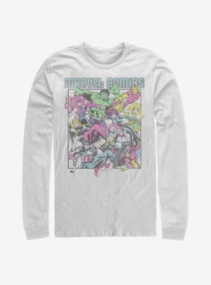 Marvel Avengers Comic Heroes Long-Sleeve T-Shirt