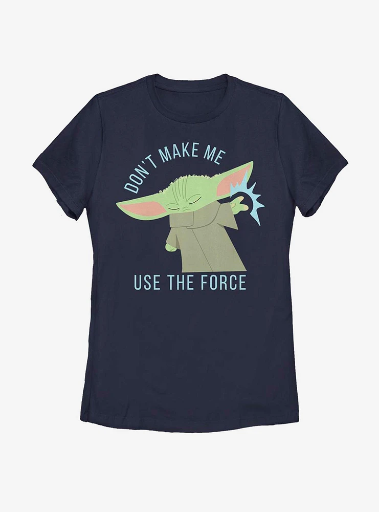 Star Wars The Mandalorian Child Small Force Womens T-Shirt